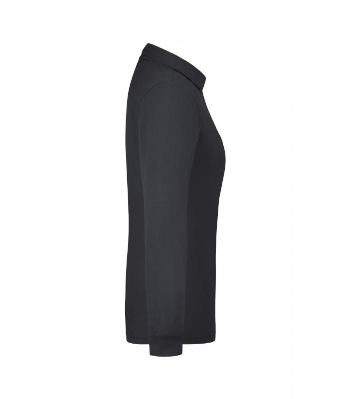 Damen Ladies' Workwear Polo Pocket Longsleeve Carbon 8539
