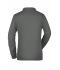 Damen Ladies' Workwear Polo Pocket Longsleeve Dark-grey 8539