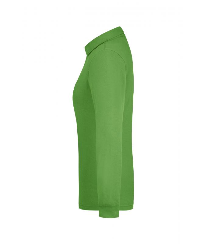 Ladies Ladies' Workwear Polo Pocket Longsleeve Lime-green 8539