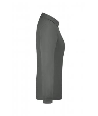 Ladies Ladies' Workwear Polo Pocket Longsleeve Dark-grey 8539
