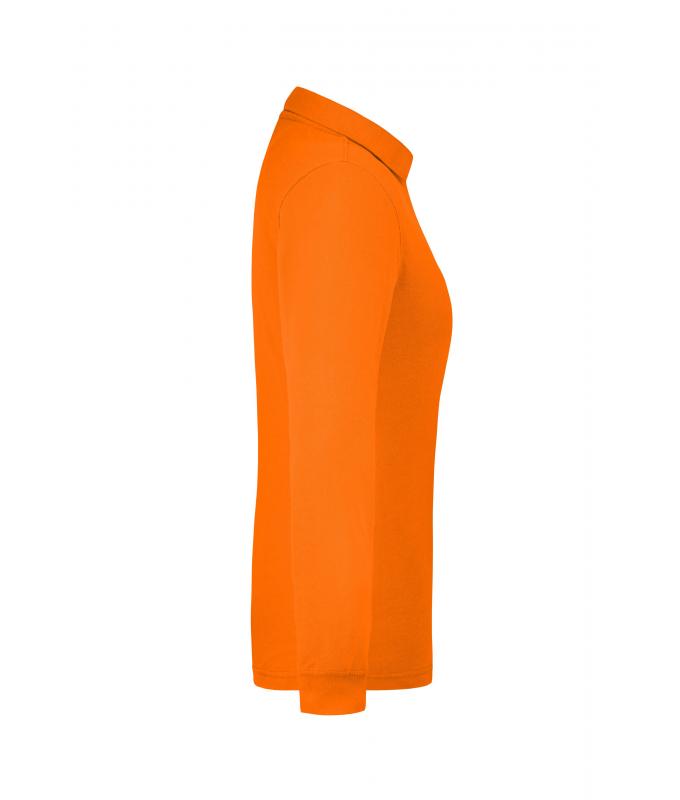 Damen Ladies' Workwear Polo Pocket Longsleeve Orange 8539