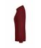 Ladies Ladies' Workwear Polo Pocket Longsleeve Wine 8539