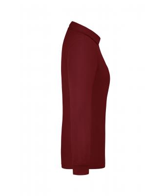 Ladies Ladies' Workwear Polo Pocket Longsleeve Wine 8539