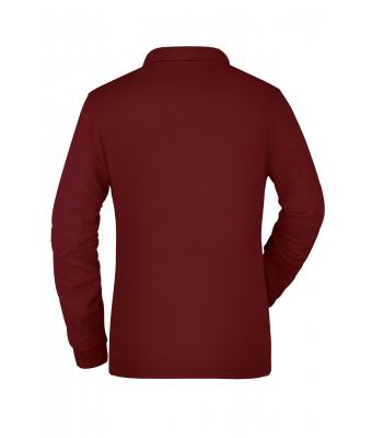 Ladies Ladies' Workwear Polo Pocket Longsleeve Wine 8539