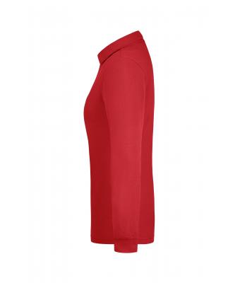 Damen Ladies' Workwear Polo Pocket Longsleeve Red 8539