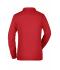 Damen Ladies' Workwear Polo Pocket Longsleeve Red 8539