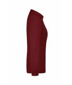 Damen Ladies' Workwear Polo Pocket Longsleeve Wine 8539