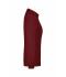 Damen Ladies' Workwear Polo Pocket Longsleeve Wine 8539