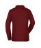 Damen Ladies' Workwear Polo Pocket Longsleeve Wine 8539