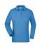 Damen Ladies' Workwear Polo Pocket Longsleeve Aqua 8539