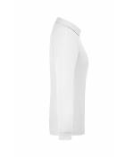 Damen Ladies' Workwear Polo Pocket Longsleeve White 8539