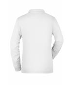 Damen Ladies' Workwear Polo Pocket Longsleeve White 8539