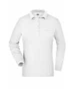 Ladies Ladies' Workwear Polo Pocket Longsleeve White 8539