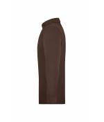 Herren Men's Workwear Polo Pocket Longsleeve Brown 8540
