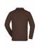 Herren Men's Workwear Polo Pocket Longsleeve Brown 8540