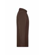 Men Men's Workwear Polo Pocket Longsleeve Brown 8540