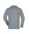 Herren Men's Workwear Polo Pocket Longsleeve Grey-heather 8540