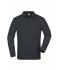 Men Men's Workwear Polo Pocket Longsleeve Carbon 8540