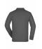 Men Men's Workwear Polo Pocket Longsleeve Dark-grey 8540