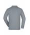 Men Men's Workwear Polo Pocket Longsleeve Grey-heather 8540