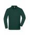 Men Men's Workwear Polo Pocket Longsleeve Dark-green 8540
