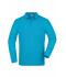Men Men's Workwear Polo Pocket Longsleeve Turquoise 8540