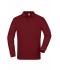Men Men's Workwear Polo Pocket Longsleeve Wine 8540