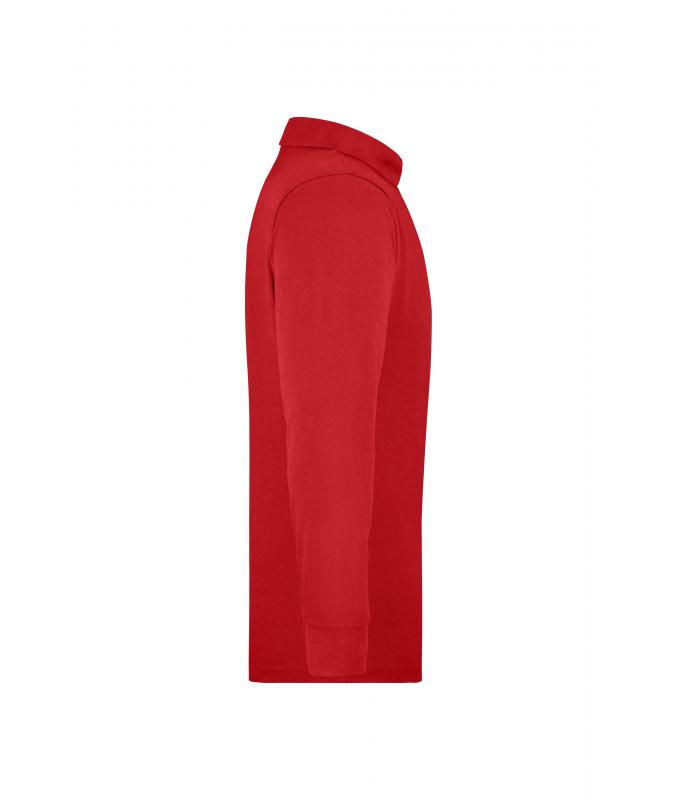Herren Men's Workwear Polo Pocket Longsleeve Red 8540