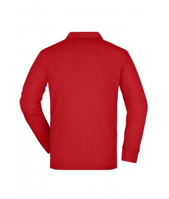 Herren Men's Workwear Polo Pocket Longsleeve Red 8540