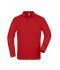 Herren Men's Workwear Polo Pocket Longsleeve Red 8540