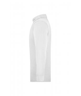 Men Men's Workwear Polo Pocket Longsleeve White 8540