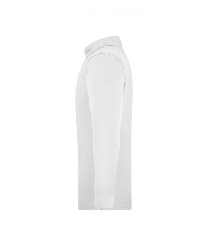Men Men's Workwear Polo Pocket Longsleeve White 8540