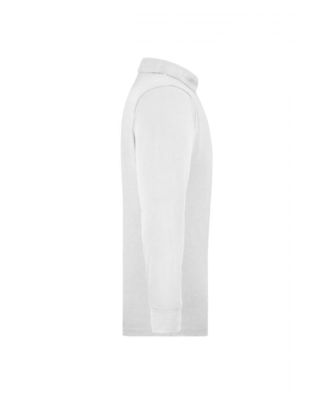 Men Men's Workwear Polo Pocket Longsleeve White 8540