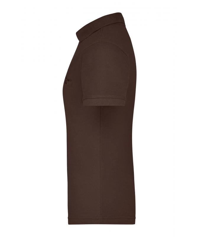Damen Ladies' Workwear Polo Pocket Brown 8541