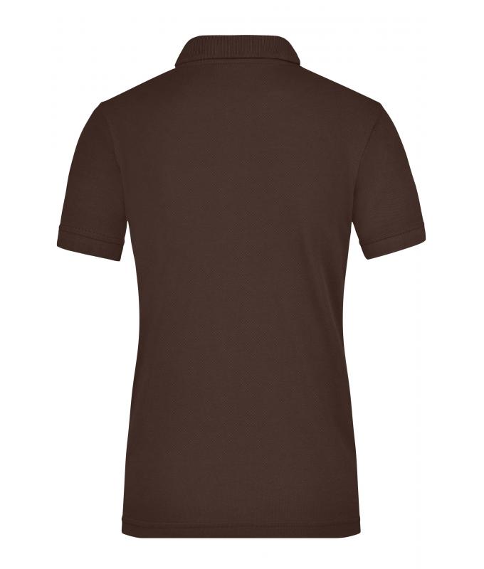 Damen Ladies' Workwear Polo Pocket Brown 8541