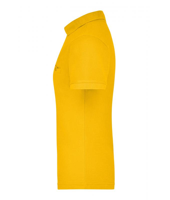 Damen Ladies' Workwear Polo Pocket Gold-yellow 8541