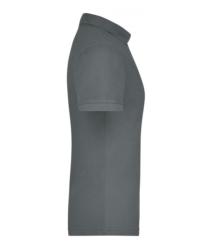 Damen Ladies' Workwear Polo Pocket Dark-grey 8541
