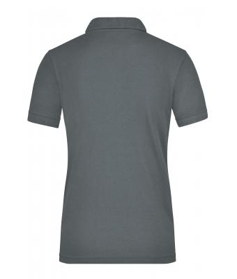 Damen Ladies' Workwear Polo Pocket Dark-grey 8541