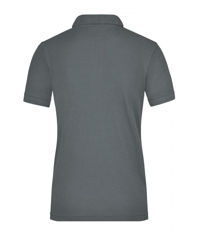Damen Ladies' Workwear Polo Pocket Dark-grey 8541