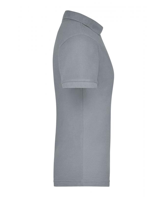 Damen Ladies' Workwear Polo Pocket Grey-heather 8541