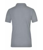 Damen Ladies' Workwear Polo Pocket Grey-heather 8541