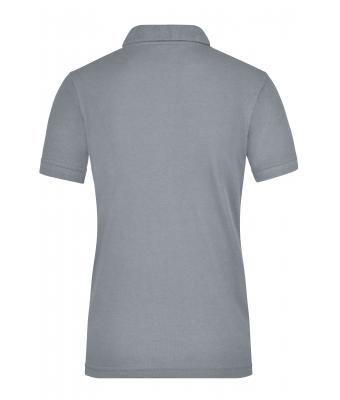 Damen Ladies' Workwear Polo Pocket Grey-heather 8541