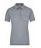 Damen Ladies' Workwear Polo Pocket Grey-heather 8541