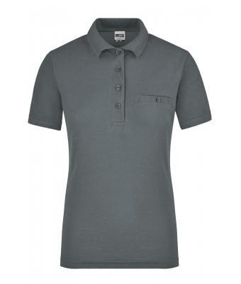 Ladies Ladies' Workwear Polo Pocket Dark-grey 8541