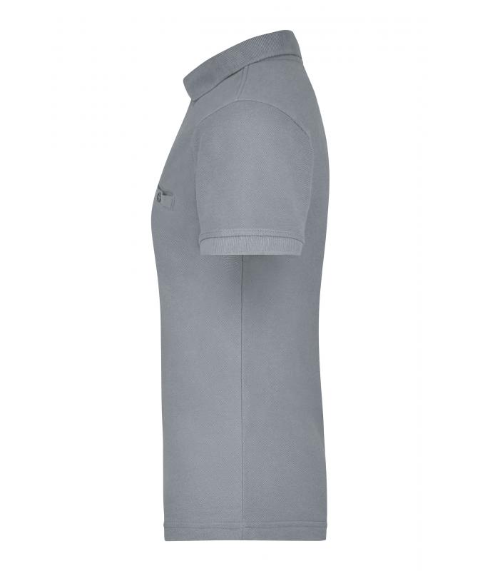 Ladies Ladies' Workwear Polo Pocket Grey-heather 8541
