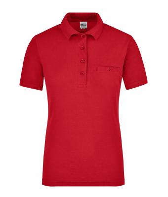 Ladies Ladies' Workwear Polo Pocket Red 8541