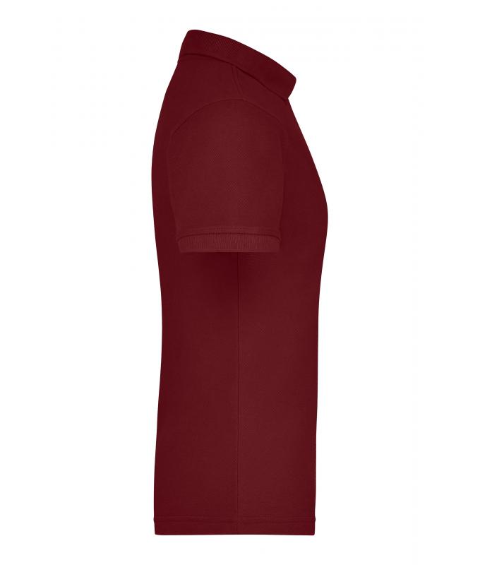 Damen Ladies' Workwear Polo Pocket Wine 8541