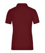 Damen Ladies' Workwear Polo Pocket Wine 8541