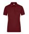 Damen Ladies' Workwear Polo Pocket Wine 8541