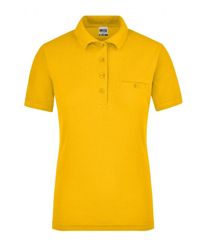 Ladies Ladies' Workwear Polo Pocket Gold-yellow 8541